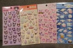 DAISO サンリオ ぷくっとシール 4枚セット