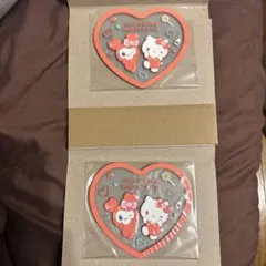 TWICE クリアラバーコースター　チェヨン　2枚　キティ　サンリオ