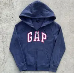 00s old gap zip up hoodie 短丈y2kチビパーカー