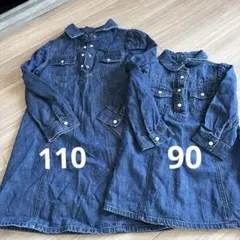 baby GAP デニムワンピース 5歳・18-24ヶ月用