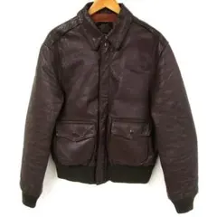 USA製 AVIREX アヴィレックス A-2 フライトジャケット 40 茶