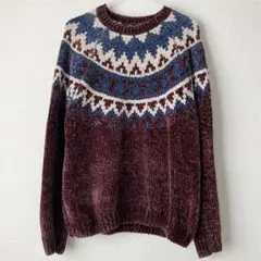 URBAN RESEARCH 長袖ニット メンズM ブラウン