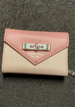 Samantha Thavasa 三つ折り財布 ピンク/ベージュ