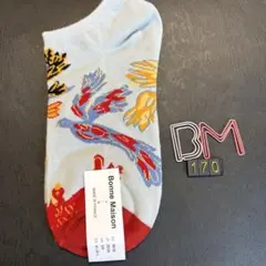 新品BonneMaisonボンヌメゾンフラワー柄レディースソックス ソックス 鳥のサムネイル