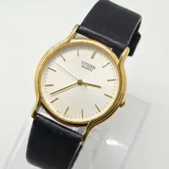 668 稼動 CITIZEN 時計 メンズ ソーラー STILETTO ゴールド - メルカリ
