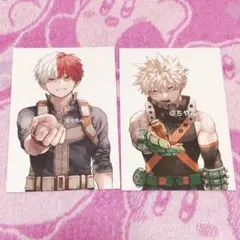 僕のヒーローアカデミア　ヒロアカ　42巻　特典　ポストカード　轟焦凍　爆豪勝己