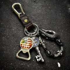 メンズ　カラビナ キーリング アメカジ　ビンテージ　アクセサリー　US UK 0