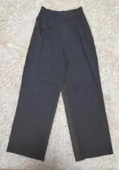 【美品✨】グレンチェックワイドパンツ