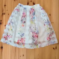 花柄×チェックのスカート♡のサムネイル