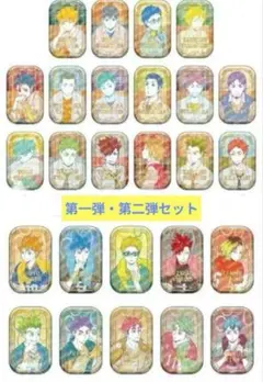 ハイキュー　スクエア缶バッジ　オフショット　第一弾 第二弾セット