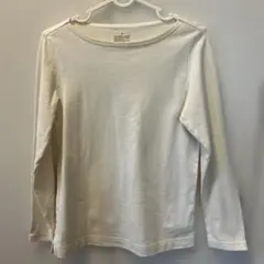 無印オフホワイト 長袖 Tシャツ ✨Mサイズ(^ ^)