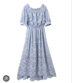美品！31 sons de mode スカラップレースロングドレス
