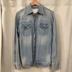 DOWBL(ダブル) デニムシャツ ライトブルーのサムネイル