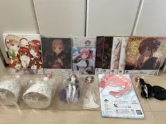 五等分の花嫁 フィギュア 色紙 アクリルボード キャンバスボード まとめ セット