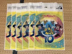 ディズニーショッピングバッグ 6枚 東京ディズニーシー10周年