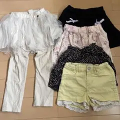 女の子　110 パンツ　５枚セット