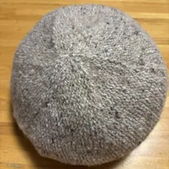 ベージュ系 ストレッチ ベレー帽