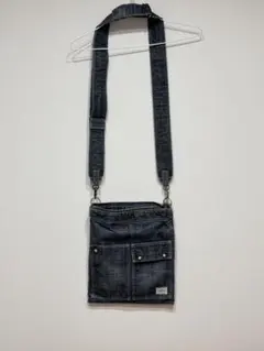 PORTER ポーター ショルダーバッグ デニム風 インディゴ