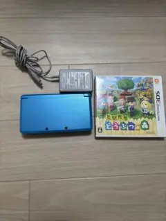 Nintendo 3DS 本体 青 充電器付き