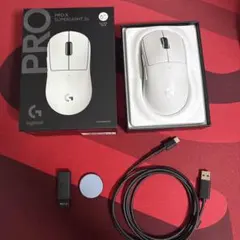 LogicoolGPROXSUPERLIGHT2c ホワイト LogicoolGPROXSUPERLIGHT2c ホワイト - メルカリ