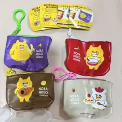 ノラネコぐんだん コインケース 全4種 コンプセットのサムネイル