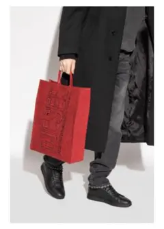 最安値 DIESEL DSL 3D shopper bag RED Lsize