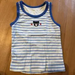 DOUBLE.B ダブルビー　くま　タンクトップ 70-80