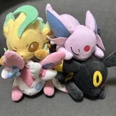 Pokémon ぬいぐるみ まとめ売り ブラッキー リーフィア 30周年 - メルカリ