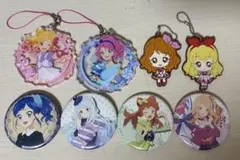 アイカツ スターズ 缶バッジ アクリルキーホルダー ラバスト