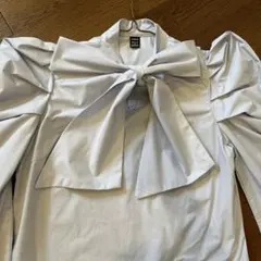 SHEIN リボン付き長袖シャツ