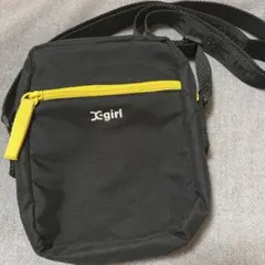xgirl ショルダーバッグ ブラック/イエロー