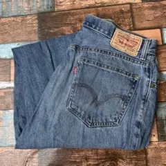 ビンテージ　古着　リーバイス560 バギー　デニムジーンズ　W34L34