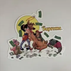 【激安】supreme ステッカー ALL DOGS GO TO HEAVEN