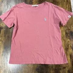 U.S. POLO ASSN. 半袖Tシャツ ピンク S