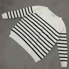 b2757 ZARA KNIT ザラ【S】ボーダーニット 長袖