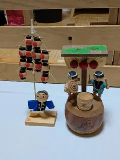 伝統的な木製こけし