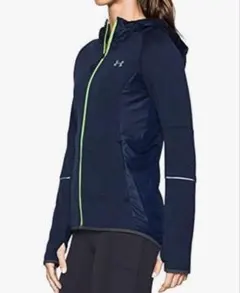 アンダーアーマー フルジップ防寒パーカー レディース M コールドギア