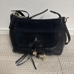 ショルダーバッグ see by chloe ブラック レザー