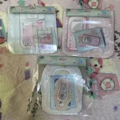 プリキュア 一番くじ H賞 ジッパーバッグ&ステッカー 3種セット