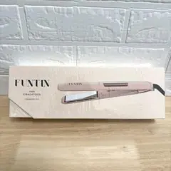 FUNTIN S10 縮毛矯正 フラットアイロン 純チタン ヘアアイロン ピンクのサムネイル