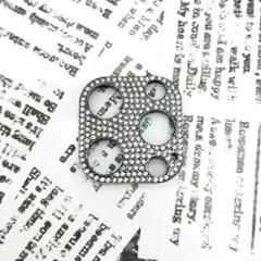 iPhone 14ProMax カメラカバー キラキラブラック