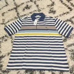LACOSTE ストライプ ポロシャツ サイズ5