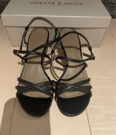 最終値下ODETTE E ODILE オデットエオディール　ソフィクロスサンダル