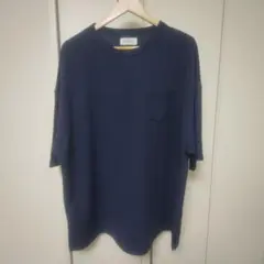 JUN CLUB ネイビー Tシャツ ポケット付きのサムネイル