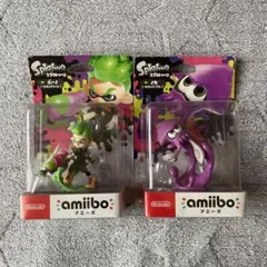初期化済み　スプラトゥーン　amiibo 2体
