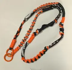 スマホショルダーストラップ ブラック・オレンジ