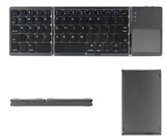 ワイヤレスキーボード 折りたたみ式USB 充電画面ロック機能 タブレット