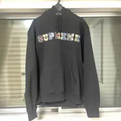 SUPREME パッチワークロゴパーカー 블랙