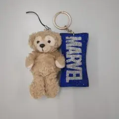 ダッフィー ぬいぐるみ おまけMARVELキーホルダー