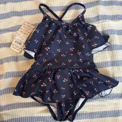 チェリー柄ベビー水着 90 futafuta 女の子